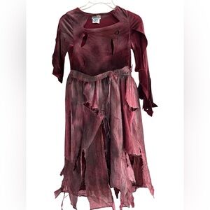 Rare Editions Burgundy Child’s Costume Dress